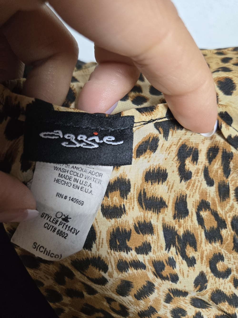 Aggie Leopard Print Open Front Kimono - Picture 4 of 4